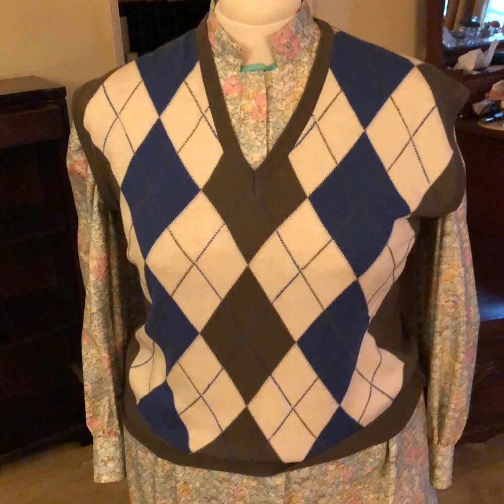Bleyle Argyle vest.made in Germany.